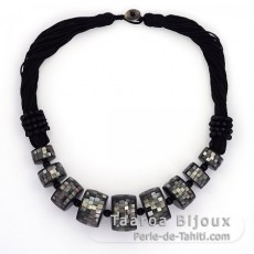 Tahiti Perlmutt Halsband - Lnge = 52 cm