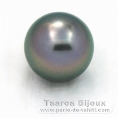 Rund Nackte Tahitiperle B 10.3 mm