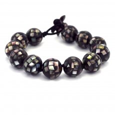 Tahiti Perlmutt Armbnd - Lnge = 19 cm