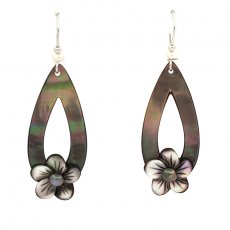 Silber Ohrringe und 2 Tahiti Keishi