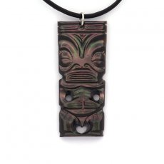 Anhnger aus TahitiPerlmutt - Tiki