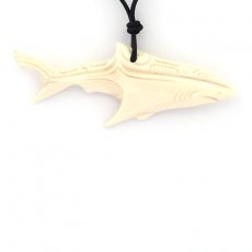 Anhnger Haifisch aus Knochen