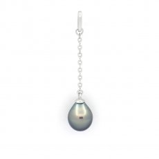 Sterling Silber Anhnger und 1 Tahiti Keishi
