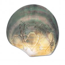 Nacre de Tahiti Grave - 12 x 12 cm