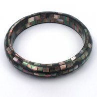 Tahiti Perlmutt Armbnd - Durchmesser = 6 cm