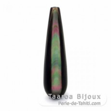 Tropfen Form aus TahitiPerlmutt - 30 x 8 mm