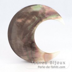 Form aus Perlmutt - Durchmesser von 56 mm