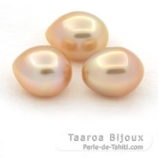 Packet mit Semi Barocke 3 Perlen von Australien B von 11.2 bis 11.4 mm