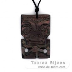 Tiki-Anhänger aus Tahiti-Perlmutt