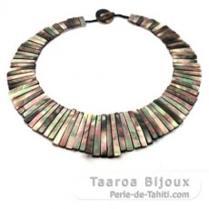 Tahiti Perlmutt Halsband - Länge = 40 cm