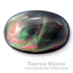 Ovale Form aus TahitiPerlmutt - 30 x 20 x 4 mm
