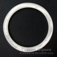 Runde Form aus Perlmutt - Durchmesser von 40 mm