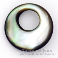 Runde Form aus Perlmutt - Durchmesser von 20 mm
