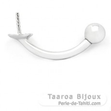 Piercing fr Perlen von 8 bis 10 mm - Silber